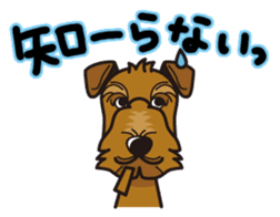 iinu - Airedale Terrier sticker #10233233