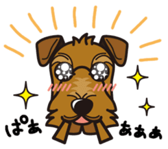 iinu - Airedale Terrier sticker #10233236