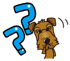 iinu - Airedale Terrier sticker #10233237