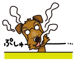 iinu - Airedale Terrier sticker #10233238