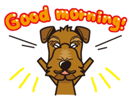 iinu - Airedale Terrier sticker #10233246
