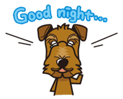 iinu - Airedale Terrier sticker #10233247