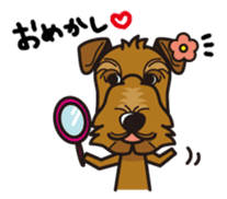 iinu - Airedale Terrier sticker #10233250