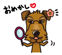 iinu - Airedale Terrier sticker #10233250