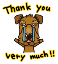 iinu - Airedale Terrier sticker #10233251