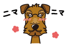 iinu - Airedale Terrier sticker #10233253