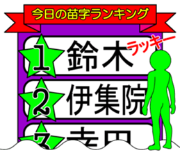 My name is Suzuki sticker #10233370