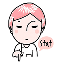 Pastel On Duty sticker #10234701