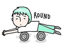 Pastel On Duty sticker #10234722