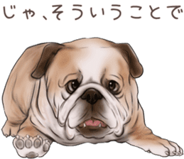 Pug and Bulldog sticker vol.2 sticker #10235068