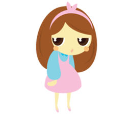 Pretty Cute Girl sticker #10235768