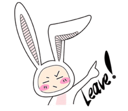 Doubi Bunny sticker #10235780