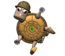 Robot Sergeant Tortoise sticker #10235819