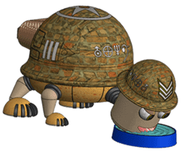 Robot Sergeant Tortoise sticker #10235821