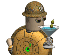 Robot Sergeant Tortoise sticker #10235822