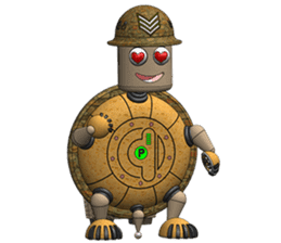 Robot Sergeant Tortoise sticker #10235830