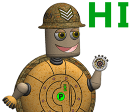 Robot Sergeant Tortoise sticker #10235831