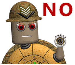 Robot Sergeant Tortoise sticker #10235837