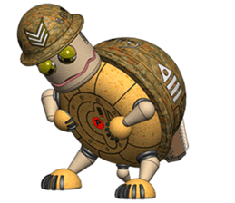 Robot Sergeant Tortoise sticker #10235844