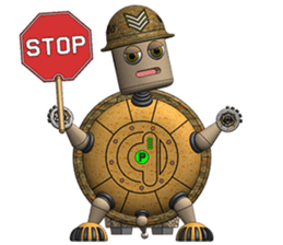 Robot Sergeant Tortoise sticker #10235847