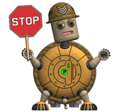 Robot Sergeant Tortoise sticker #10235847