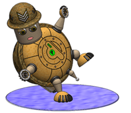 Robot Sergeant Tortoise sticker #10235851