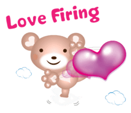 Lovely Heart bear Bera sticker #10236697