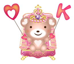 Lovely Heart bear Bera sticker #10236703