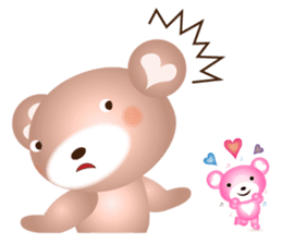 Lovely Heart bear Bera sticker #10236712