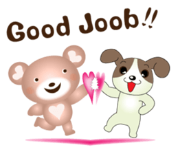 Lovely Heart bear Bera sticker #10236713