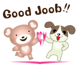 Lovely Heart bear Bera sticker #10236713