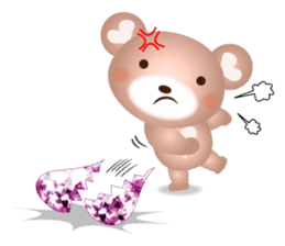 Lovely Heart bear Bera sticker #10236716