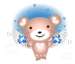 Lovely Heart bear Bera sticker #10236720