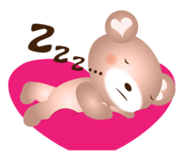 Lovely Heart bear Bera sticker #10236725