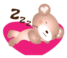 Lovely Heart bear Bera sticker #10236725