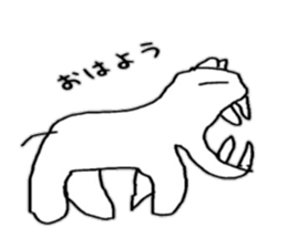 many animals life sticker #10236742