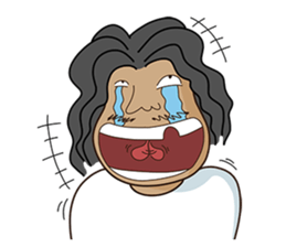 Long-haired Guy sticker #10236779