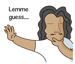 Long-haired Guy sticker #10236792