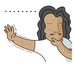 Long-haired Guy sticker #10236793