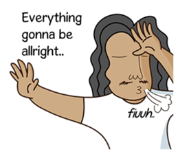Long-haired Guy sticker #10236794