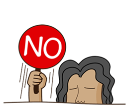 Long-haired Guy sticker #10236797