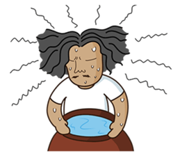 Long-haired Guy sticker #10236802