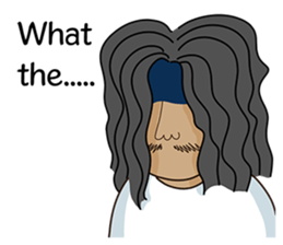 Long-haired Guy sticker #10236807