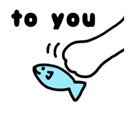 Three cats of a pet sticker #10236938