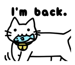 Three cats of a pet sticker #10236956