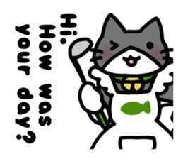 Three cats of a pet sticker #10236957