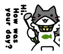 Three cats of a pet sticker #10236957