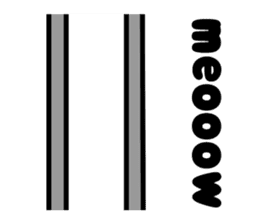 Three cats of a pet sticker #10236974