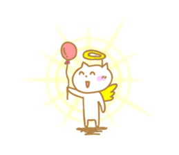 Mr. Nishino of a cat god sticker #10237101