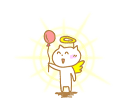 Mr. Nishino of a cat god sticker #10237101